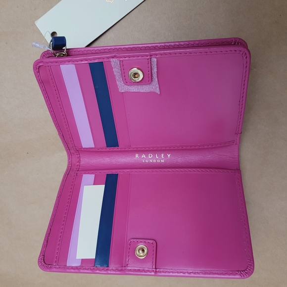 Radley London Pink Wallet with Cloud and Cat Design - Picture 7 of 12